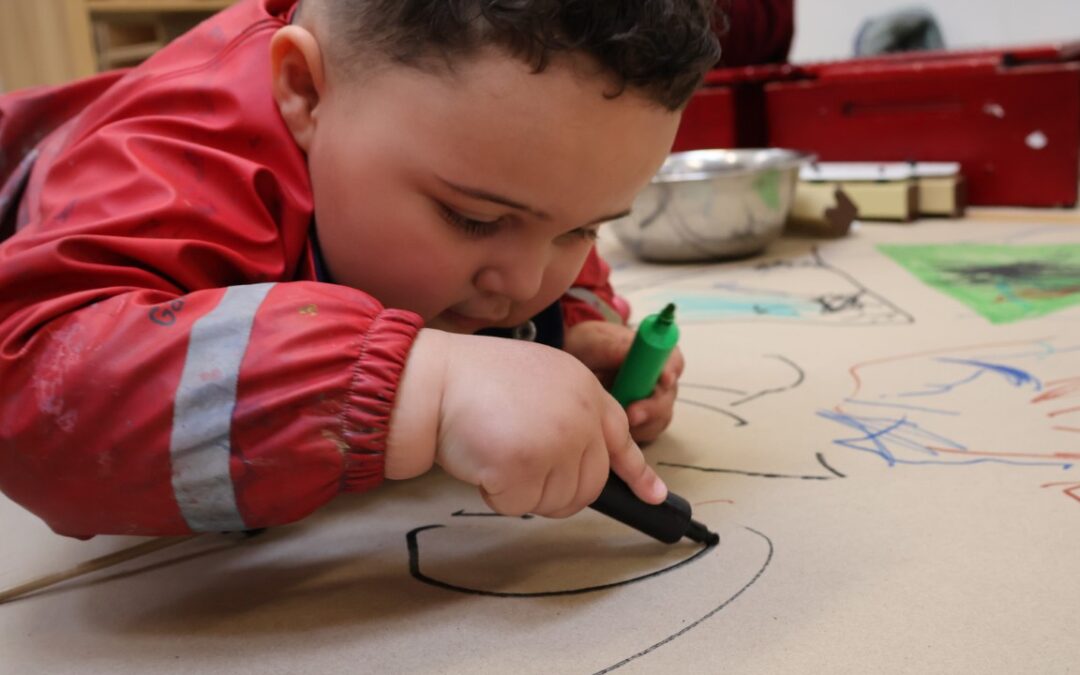 How children learn to write at Hartcliffe Nursery School