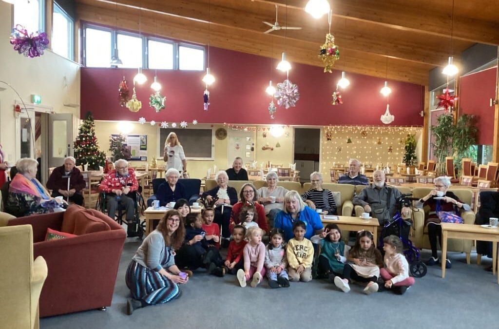 Little Hayes Nursery School Sing-Along at Colliers Gardens Care Home