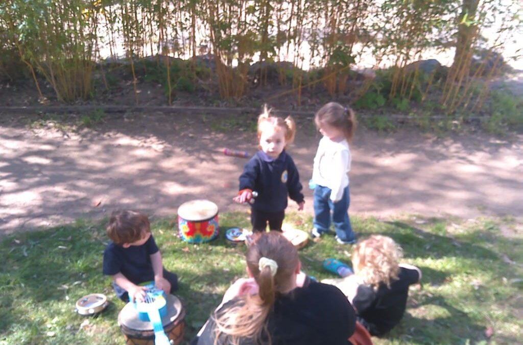 Spring Sunshine and Outdoor Learning in Bumblebee Room at Knowle West Nursery School