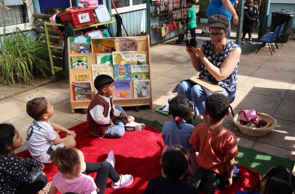 Stories, rhymes and book bags at Little Hayes Nursery School